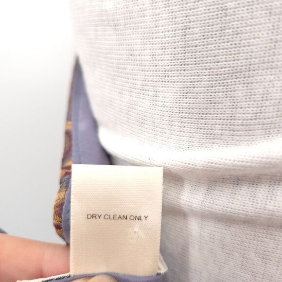 Harold's satin scroll print halter dress Size 6 gold grey knee-length old money - Picture 7 of 9